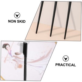 DOITOOL 2pcs Eyebrow Comb Eyebrow Brush Portable Eyelash Comb Steel Eyelash Shaping Comb Make up Metal Teeth