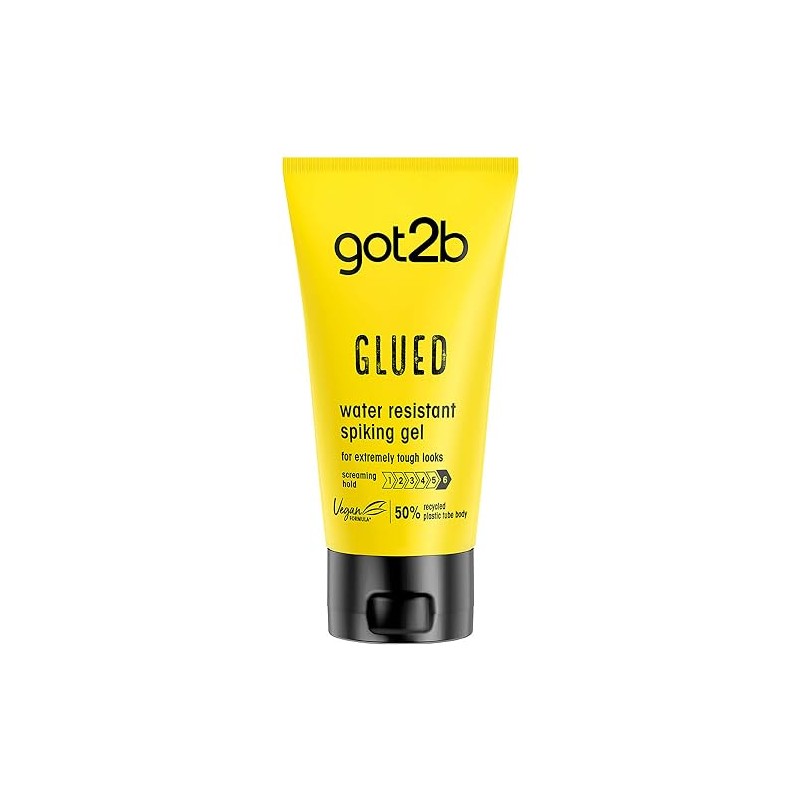 got2b Gel para el Cabello Glued Water Resistant Spiking Gel,