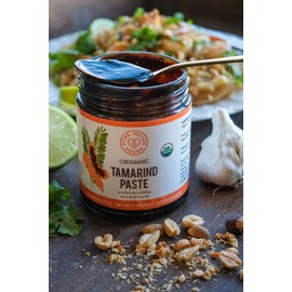 Pure Organic Tamarind Paste Concentrate - Sweet and Sour Sauce for Indian Chutney and Thai curry, Gluten Free, No Sugar Added, Glass Jar (2 Pack of 11 oz)
