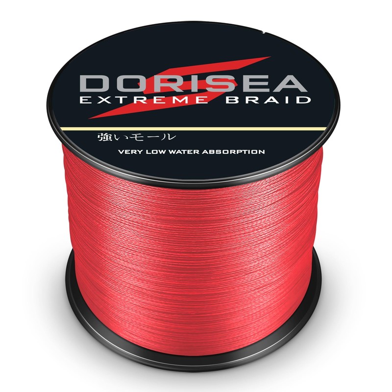 DORISEA Extreme Braid 100% Pe 1000m Braided Fishing Line 6-500lb