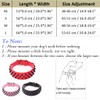 Yiwong Bullet Nail Rivet Leather Dog Collar Studded Leather Medium