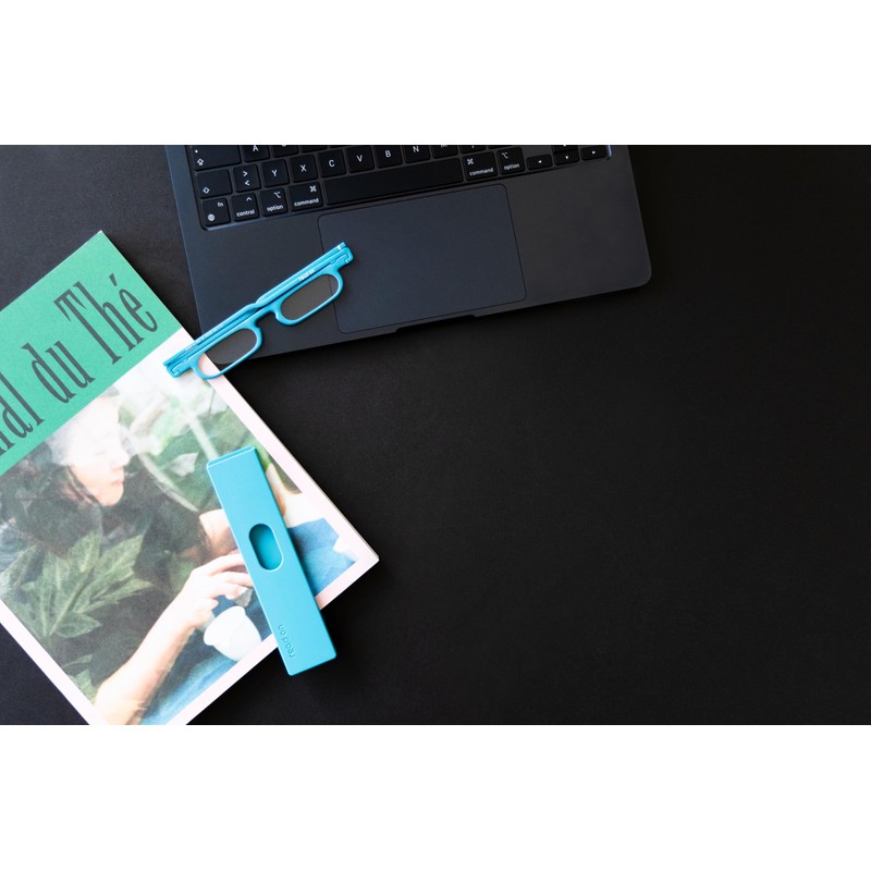 readon light ultra compact reading glasses (black, 2.5)