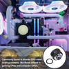 sourcing map G1/4" Water Cooling Adapter 10mm OD Copper Water-Cooled