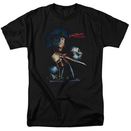 Nightmare On Elm Street Elm Street Poster Adult T-Shirt Black 3X Large