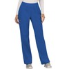 Cherokee Women's Mid Rise Straight Leg Pull-on Pant, Large Petite,