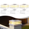 EXCMARK 4x4 Solar Post Cap Lights, Fence Deck Post Lights