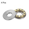sourcing map 4pcs F8-22M Miniature Thrust Ball Bearings 8mm Bore