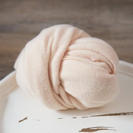 Newborn Baby Photo Outfits Props Stretch Blanket Infant Boy Girl Photography Velvet Wraps for Baby Photo Shoot (Beige)