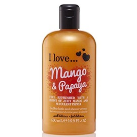 I Love... Mango & Papaya Bubble Bath And Shower Creme 500ml