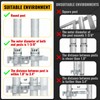 VIVIDA Chain Link Gate Latch 1-3/8" x 1-3/8", Chain Link