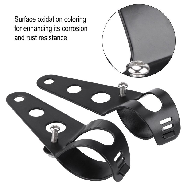 KIMISS Fork Headlight Mount, 35-43mm Motorcycle Headlight Mount, Fork Tube