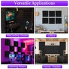 TroyStudio Thick Acoustic Foam Panels, 12 X 12 X 3