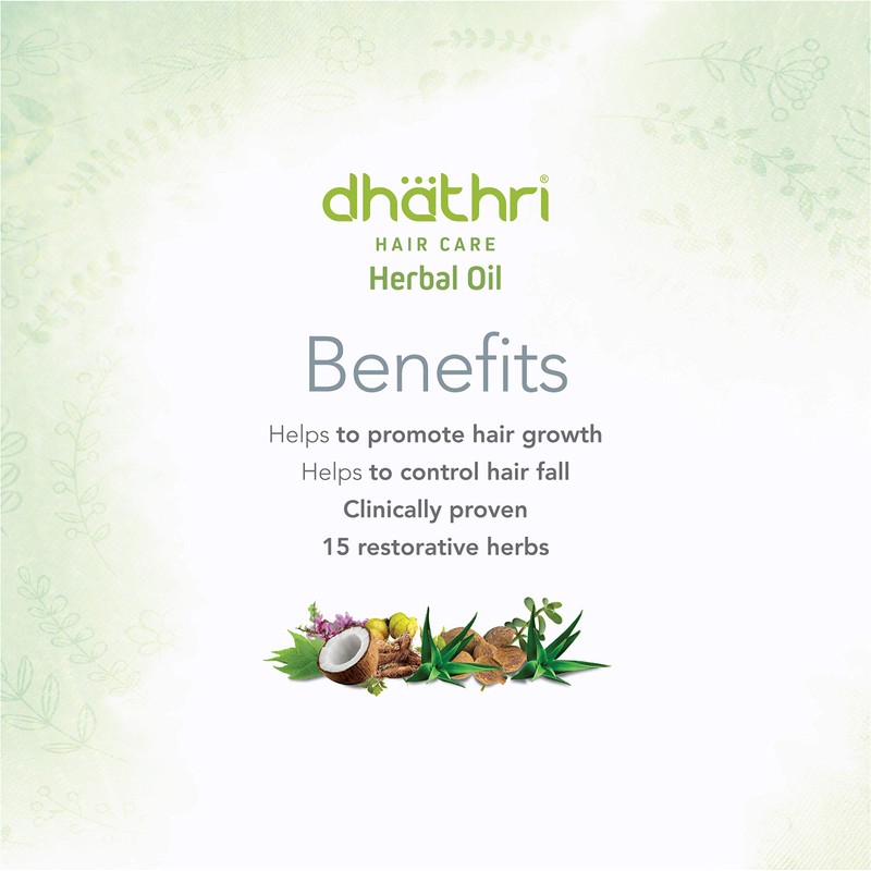 Dhathri Hair Care Herbal Oil - 100 ml (Pack of