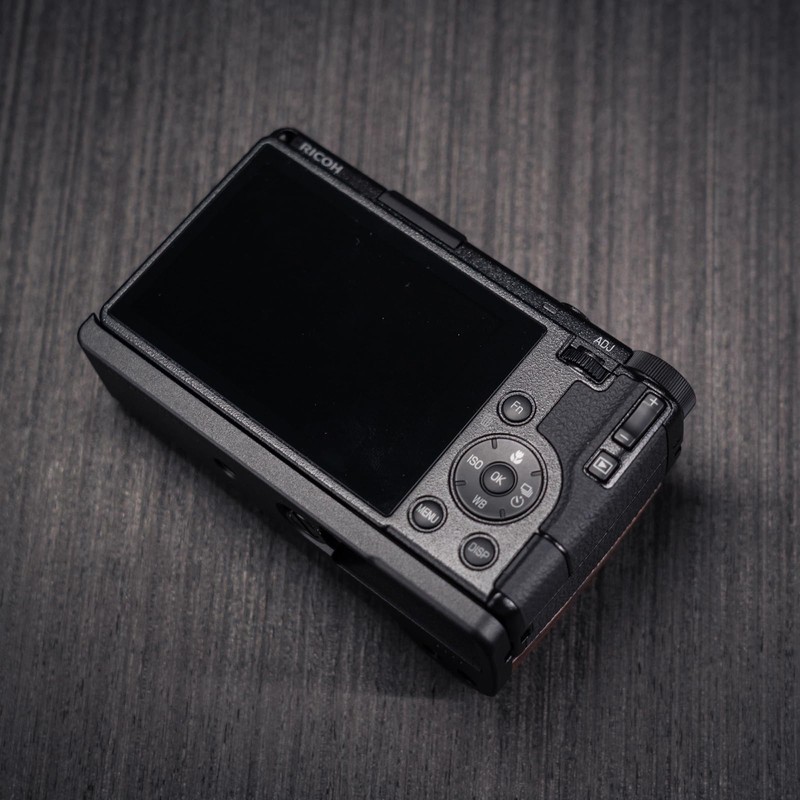 Iborrys Premium Real Wood Camera Grip, Compatible with Ricoh GR