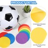 PATIKIL Spot Markers 4" 6pcs Non-Slip Floor Dot Agility Markers