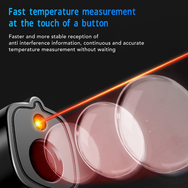 Infrared Thermometer Handheld High Accuracy Digital Laser Temperature Tester Non