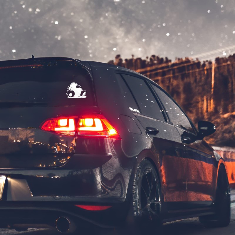 Bargain Max Decals - Sleeping Panda JDM Drift Sticker Decal