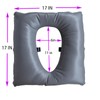 Soft Commode seat Cushion Replacement Toilet seat for Bedside Padded