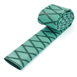 3.3 FT Dia 1.6'' Fishing Rod Shrink Wrap Tubing Heat Shrink Grip Non Slip Waterproof Hand Grip Wrap, Green