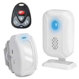 USUPERINK Door Sensor Alarm, Entry Alert Chime for Business, Door Motion Sensor Chime with Remote, Adjustable Volume, Loud Speaker Alert, for Store, Office, Garage Security，1Sensors& 1Receiver