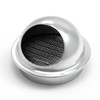Powrocket 3 Inch Stainless Steel Soffit Vents,Round Air Vent Cover,Air