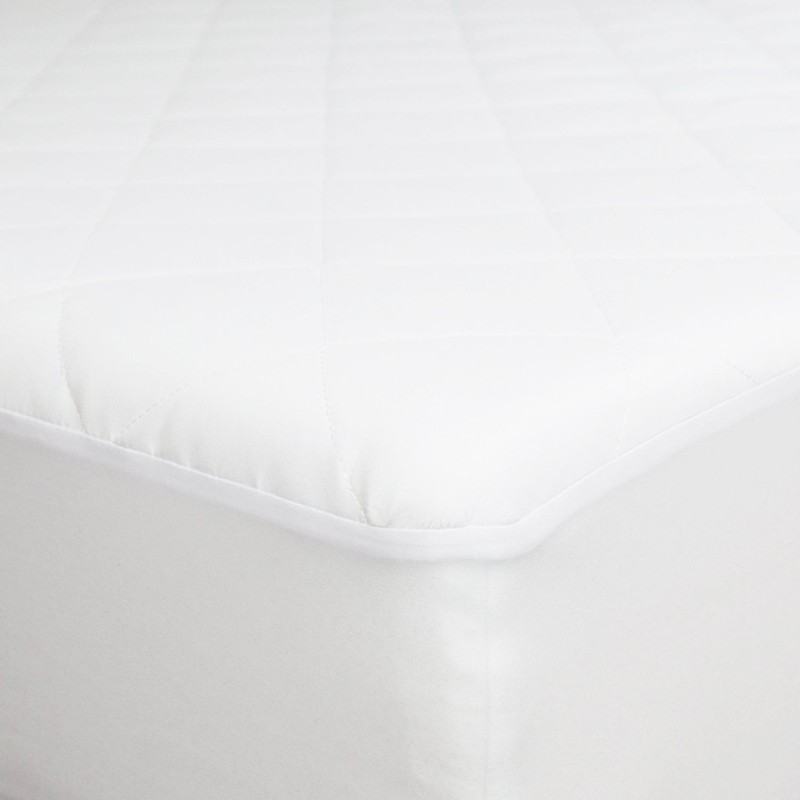 Furinno Angeland Quilted Mattress Pad, Twin, White