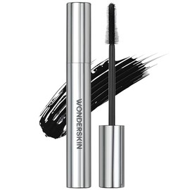 Wonderskin Mascara - Máscara Negra Para Volumen, Longitud Y Rizo - Maquillaje De Pestañas Alargador, Voluminizador Y A Prueba De Manchas              