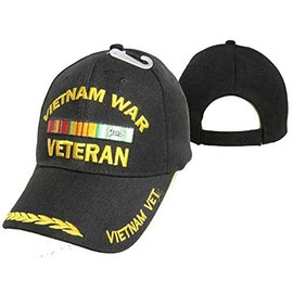 Trade Winds Vietnam War Veteran Vet Black Feather Eggs Embroidered Cap Hat CAP780 (TOPW)