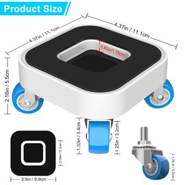 New Upgrade Furniture Movers with Wheels, Furniture Sliders with 360° Rotatable 1.25in Wheels, Furniture Dolly for Moving Heavy Sofa, Bed, Load Capacity Up to 900lb