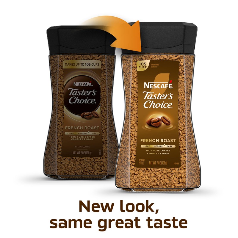 Nescafe Taster's Choice Instant Coffee, French Roast, 7 Ounce