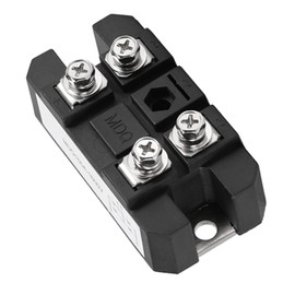Bridge Rectifier, Single Phase Diode Rectifier Bridge, Black Bridge Rectifier, Single Phase Diodes Bridge Rectifier, 4 Ports, MDQ 150A / 1600V, 3.07 x 1.57 x 1.37 Inches, Default