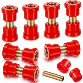 Dunzy 8 Pcs Leaf Spring Bushings Kits Golf Cart Spring Bushing Shackles Polyurethane Sleeve Kit Compatible with Ezgo Golf Cart Accessories, Replace Parts Oe 70289-g02 70291g-01 1015583 1012303