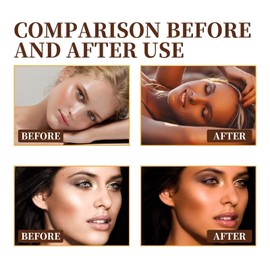 Sunless Tanning Drops,Sunless Self Tanning Drops,Enhancing Natural Skin Tone Without the Sun Damage,Gradual Nourishing Face Tan Dr-op,for All Skin Types,Tan-ning Dro-ps Dr-ink,Sunbed Cream Accelerator