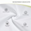 USJJOEO Table Cover Round Tablecloths Fitted with Elastic Edge Old