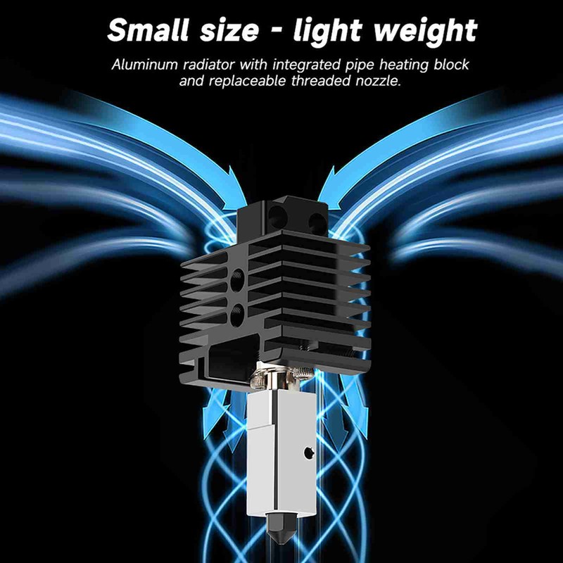 3D Printer Hotend Kit High Temperature Resistant Printing Hot End