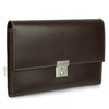 Jahn-Tasche A5 Brown Leather Travel Document Wallet - Model 1021