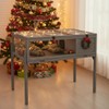 GEGURI Tortoise Habitat Indoor & Outdoor, Wooden Tortoise House with