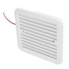 RV Side Vents 12V White Unidirectional Dustproof Strong Wind Cooling