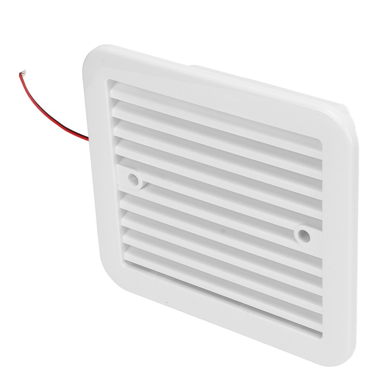 RV Side Vents 12V White Unidirectional Dustproof Strong Wind Cooling