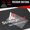 Strategic Fit Premium Snug Fit Clear Card Sleeves for Games