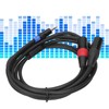 3.5mm Stereo Male to Dual 2 XLR Male Plug Connector