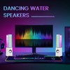 SULLMAR Water Dance USB Speaker for Computer Phone (White)