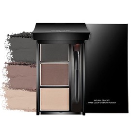 Eyebrow Powder Kit,Eye Brow Powder for Women Long-Lasting Waterproof Three Colors Brow Filler Get Full Defined Natural Brows,Eyebrow Contour Palette with Mirror & Eyebrow Brush,sombra para cejas