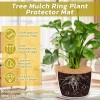 Does Not Apply 4pcs Coconut Fiber Mulch Ring Tree Plant