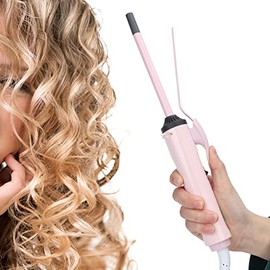 Brrnoo Professional Curling Wand, 9mm Small and Thin Curling Tong, Ceramic Heating Surface, Creates Long-Lasting Curls for Short and Long Hair (#3)