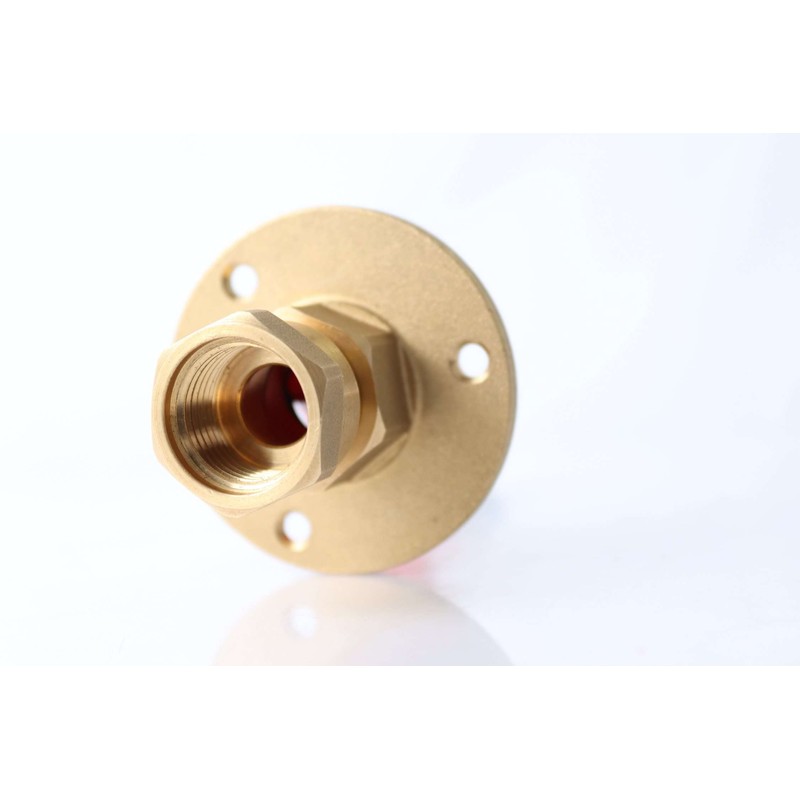 Outside 1/2'' Garden Tap with Through The Wall Flange Bracket