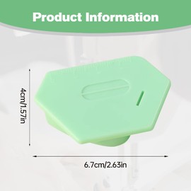 Magnetic Seam Guide for Sewing Machine Upgraded Multi-Purpose Tool Polygonal Strong Magnetic Gauge Seam Guide Hemmer Guide with Scale