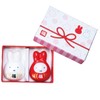 Nippon Pottery Miffy Fukuaruma Red and White Chopsticks Rest Set 209773