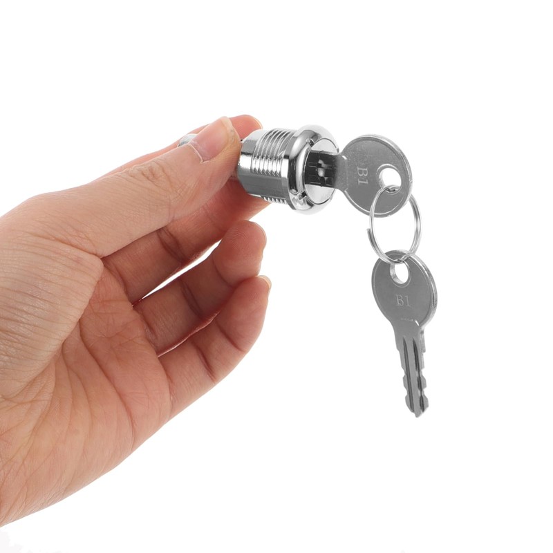 VOSAREA 1 Set Vending Machine Lock Replacement Secure Metal Cylinder