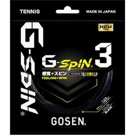 GOSEN TSGS30 Hard Tennis String G-SPIN3 16L G-SPIN3 16L Single String